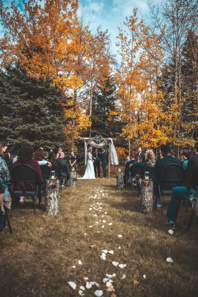 Boho svatba v přírodě